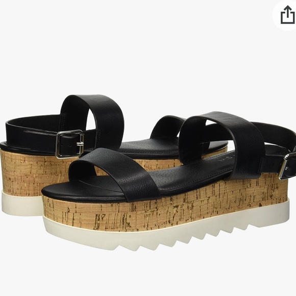 Platform sandals shoes slip fashion heels peep open toe - Picture 10 of 16